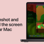 Keyboard shortcut for capturing the entire screen: Shift, Command, and 3.